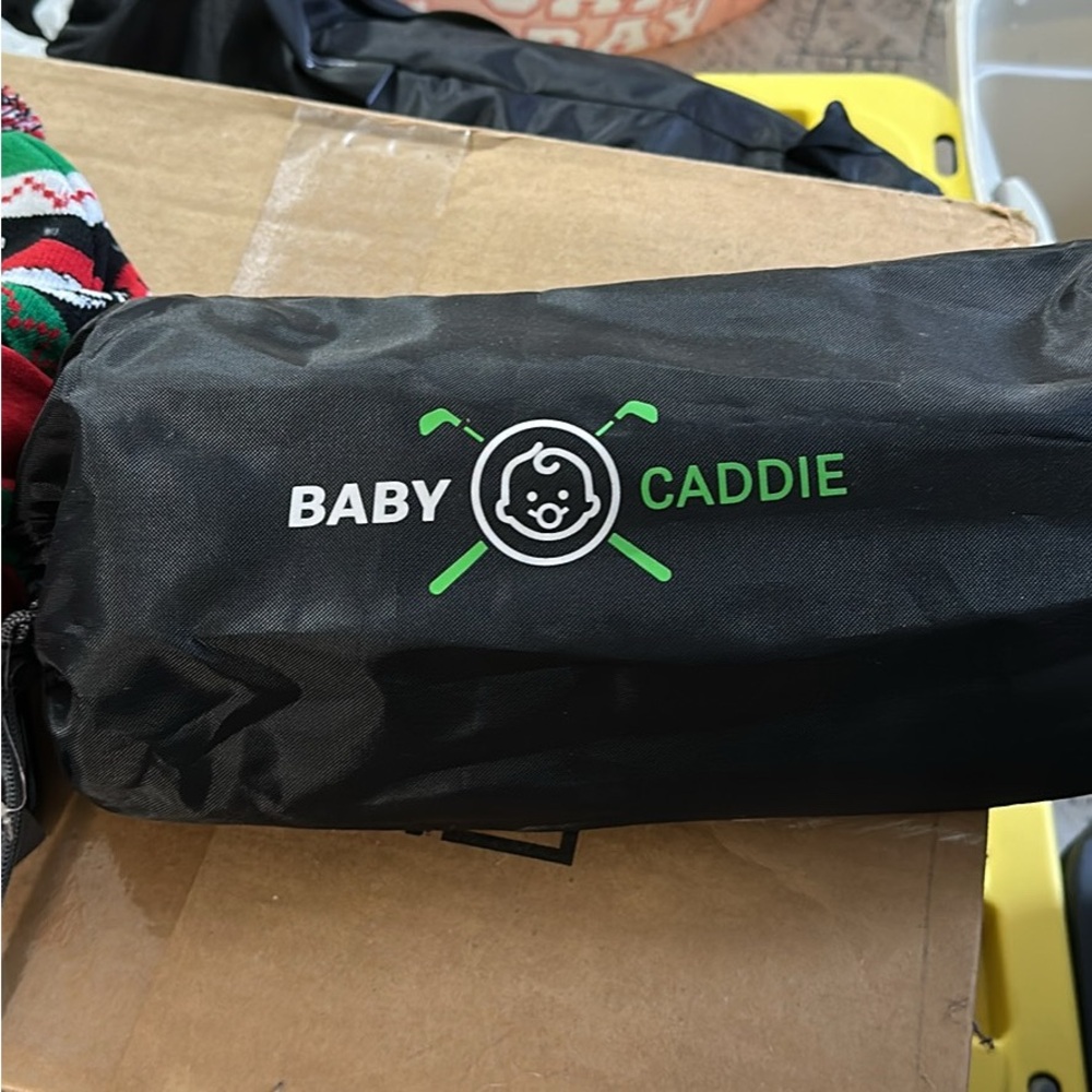 Baby Caddie Black and Green Bag